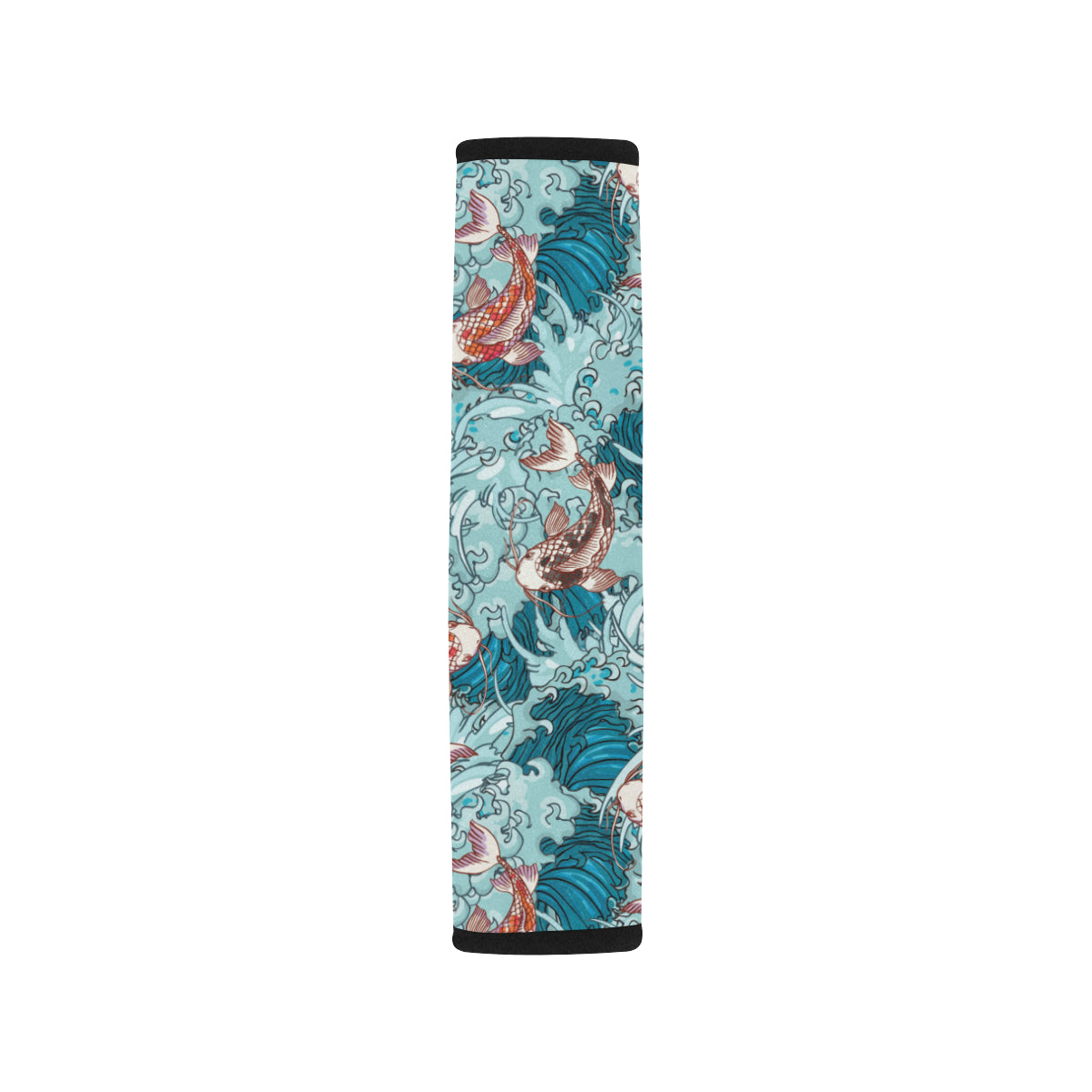 KOI Fish Pattern Print Design 05 Car Seat Belt Cover