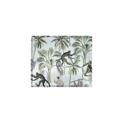 Rainforest Pattern Print Design RF04 Men's ID Card Wallet