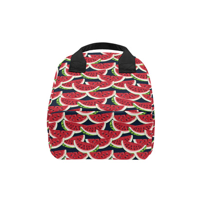 Watermelon Pattern Print Design WM011 Insulated Lunch Bag