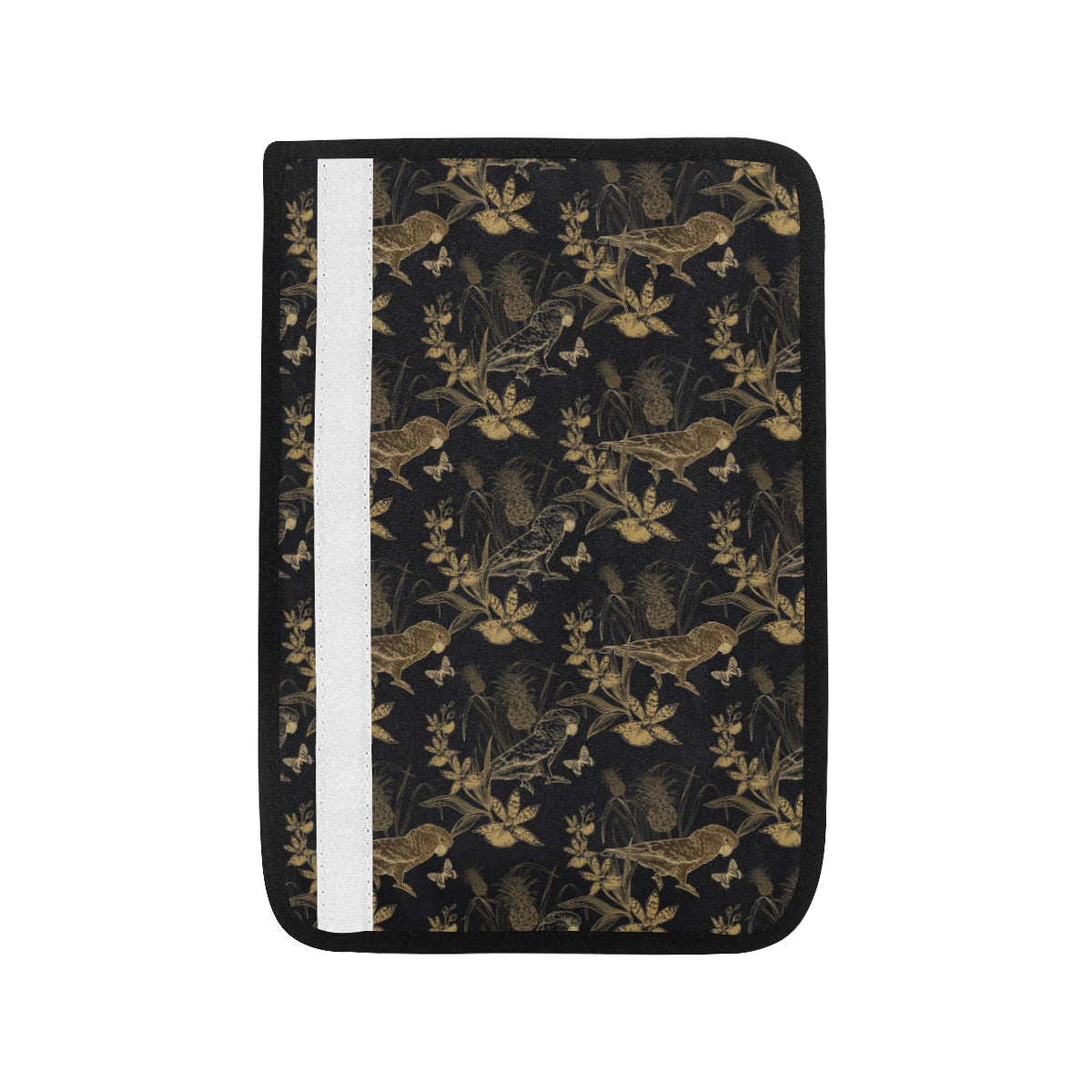 Parakeet Pattern Print Design A05 Car Seat Belt Cover