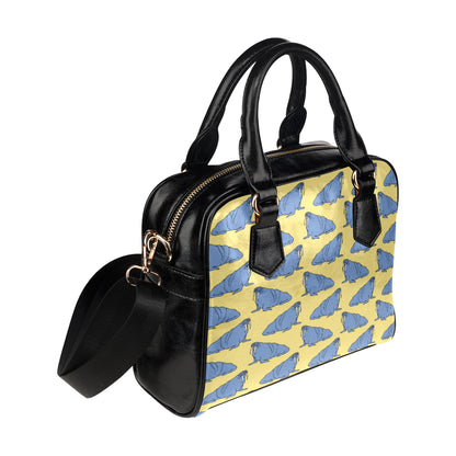 Walrus Pattern Print Design 02 Shoulder Handbag