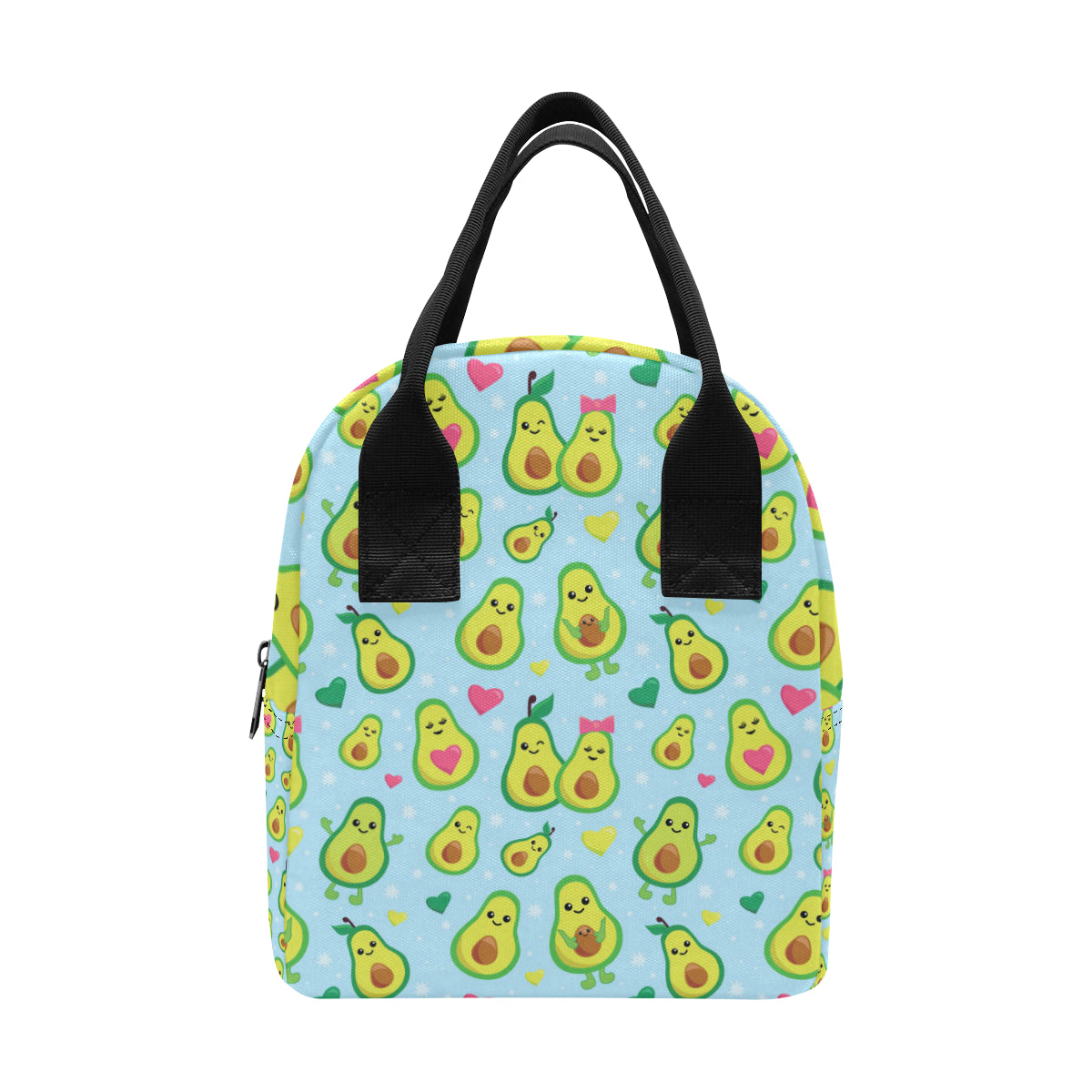 Avocado Pattern Print Design AC09 Insulated Lunch Bag