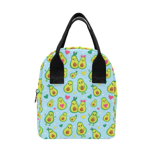 Avocado Pattern Print Design AC09 Insulated Lunch Bag