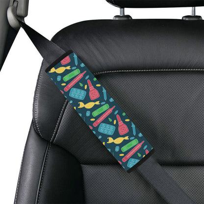 Phlebotomist Pattern Print Design A03 Car Seat Belt Cover
