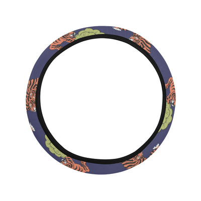 Tiger Pattern Japan Style Steering Wheel Cover with Elastic Edge