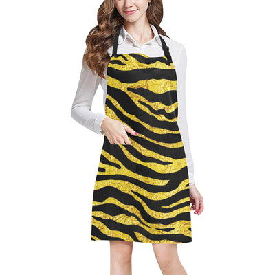 zebra Gold Apron with Pocket