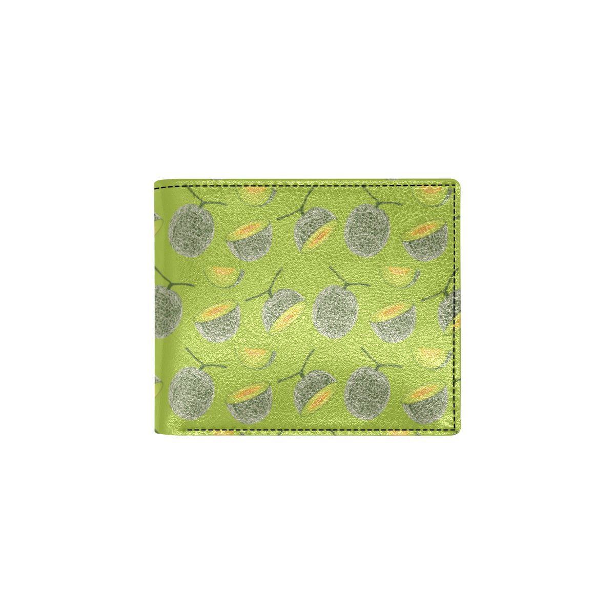 Cantaloupe Pattern Print Design 03 Men's ID Card Wallet