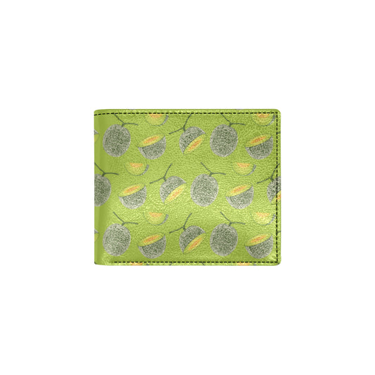 Cantaloupe Pattern Print Design 03 Men's ID Card Wallet