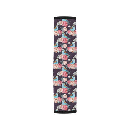 Bluebird Pattern Print Design 02 Car Seat Belt Cover