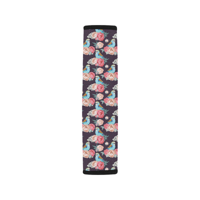 Bluebird Pattern Print Design 02 Car Seat Belt Cover