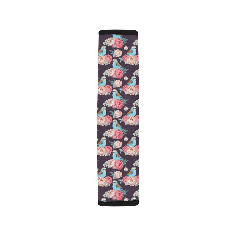 Bluebird Pattern Print Design 02 Car Seat Belt Cover