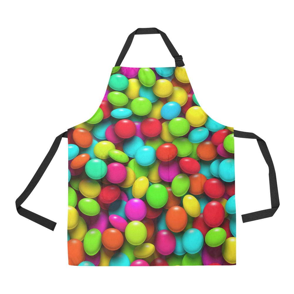 Candy Pattern Print Design CA03 Apron with Pocket