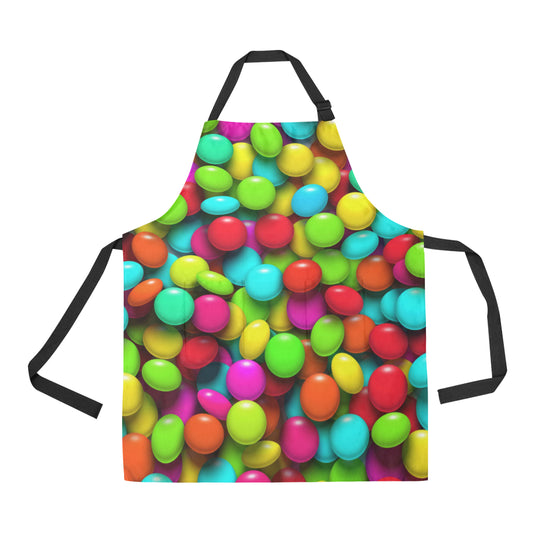 Candy Pattern Print Design CA03 Apron with Pocket