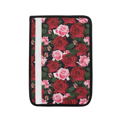 Rose Red Pink Pattern Print Design RO01 Car Seat Belt Cover
