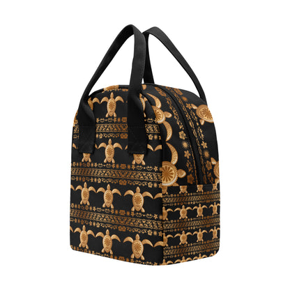 Tribal Sea turtle Polynesian Hawaiian Insulated Lunch Bag