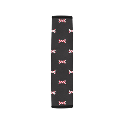 Dog Bone Pattern Print Design 04 Car Seat Belt Cover