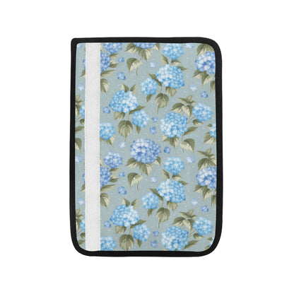 Hydrangea Pattern Print Design 01 Car Seat Belt Cover
