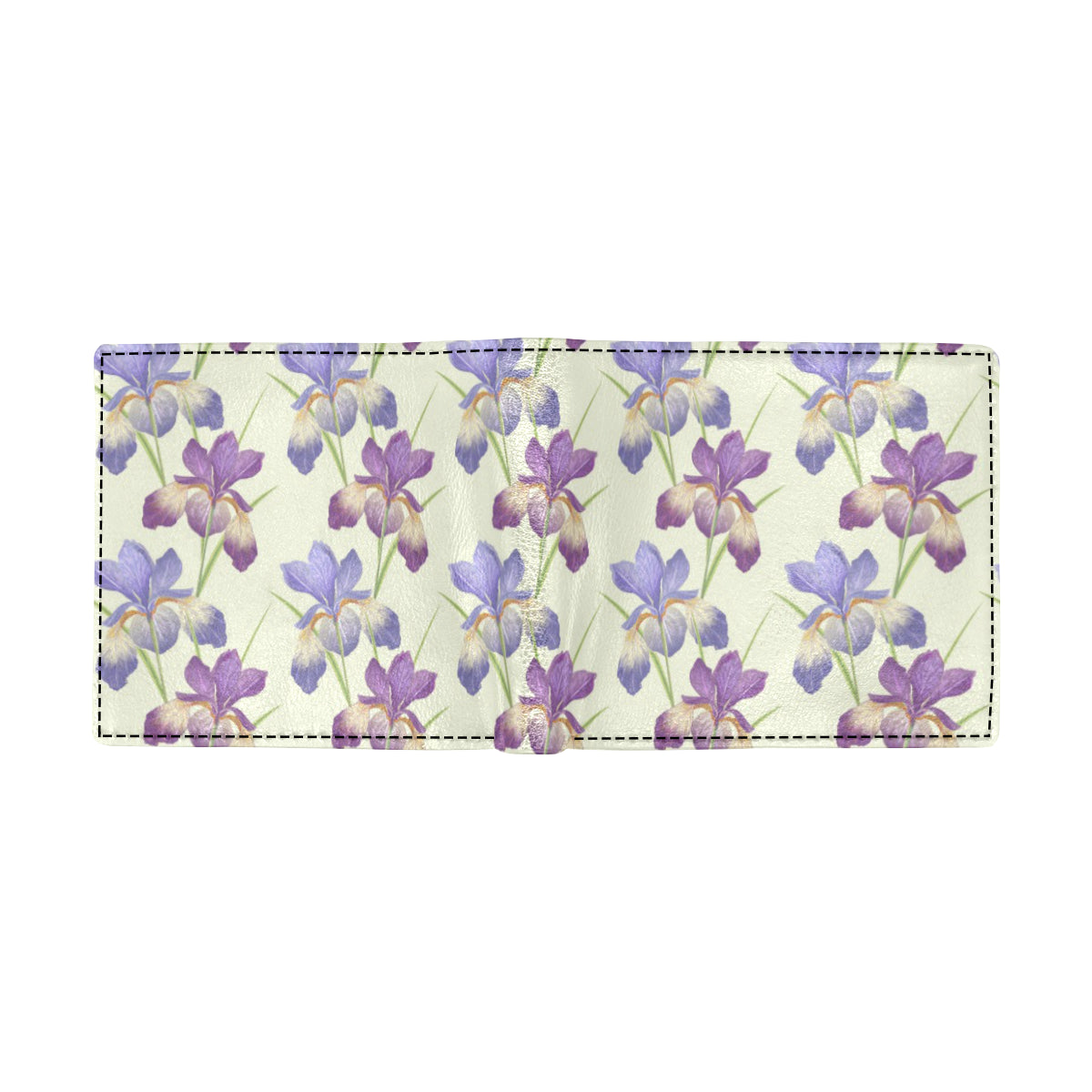 Iris Pattern Print Design IR08 Men's ID Card Wallet