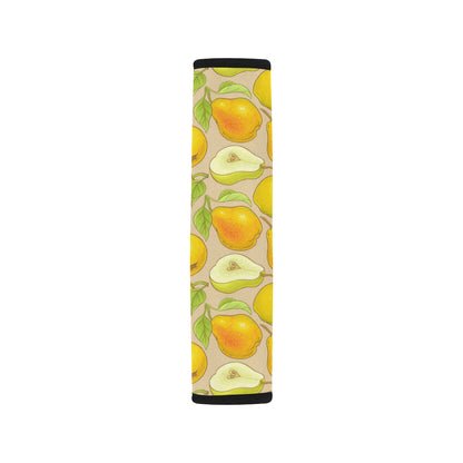 Pear Pattern Print Design PE05 Car Seat Belt Cover
