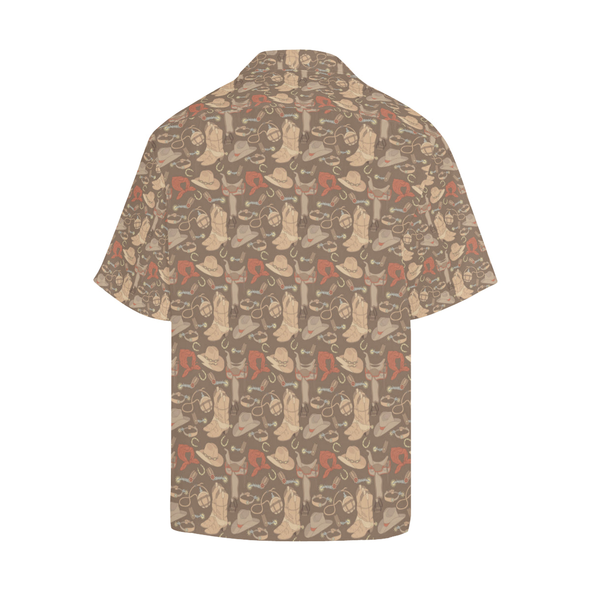 Cowboy Pattern Print Design 02 Men's Hawaiian Shirt