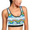 Unicorn Rainbow Sports Bra