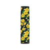 Yellow Hibiscus Pattern Print Design HB08 Car Seat Belt Cover