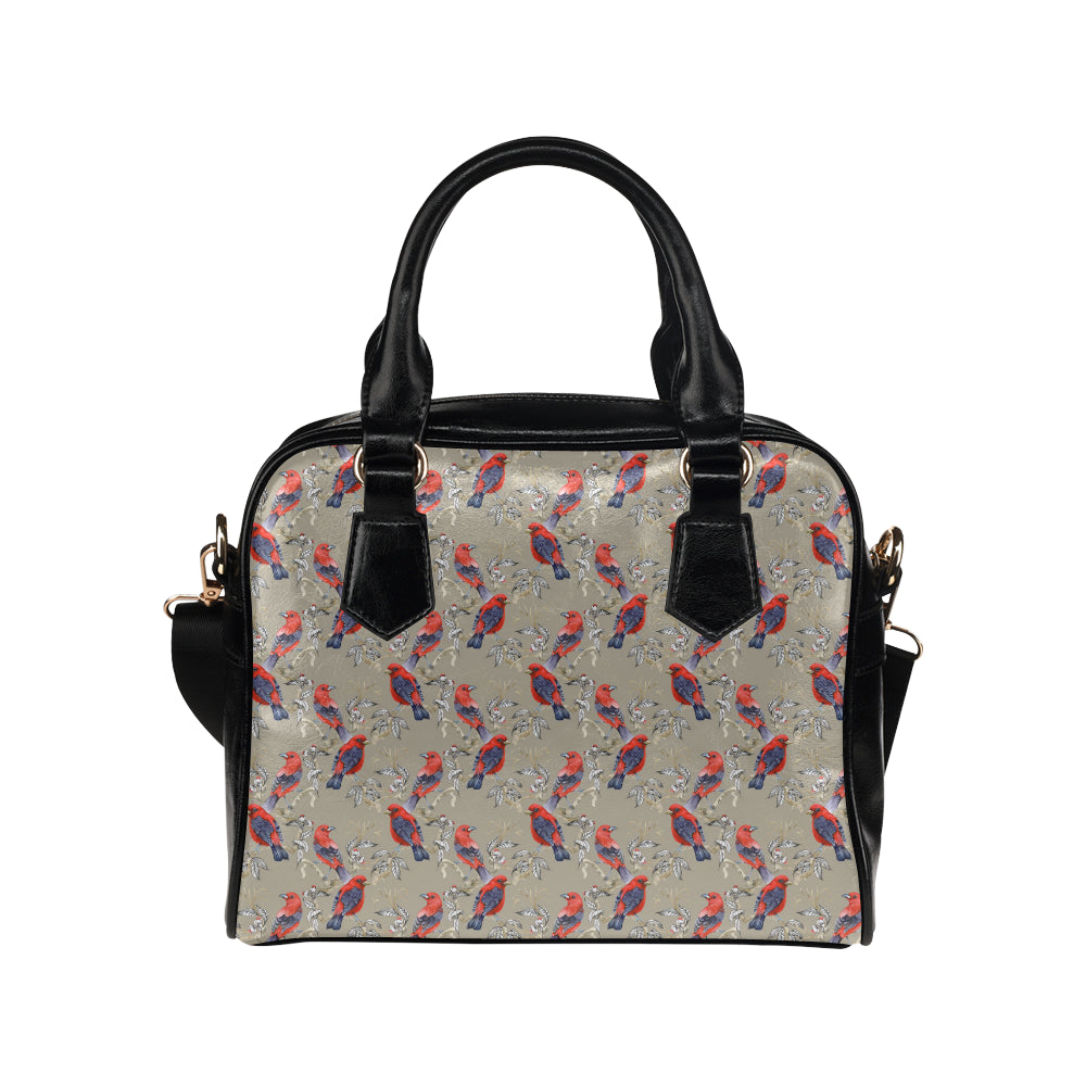 Birds Pattern Print Design 05 Shoulder Handbag