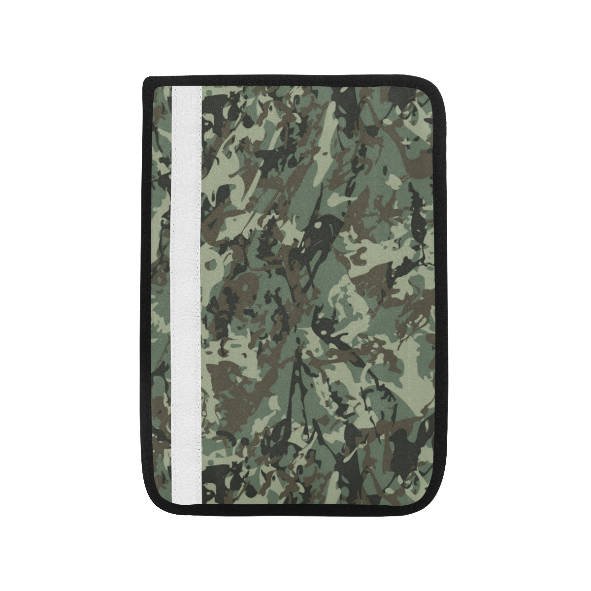 Camouflage Pattern Print Design 06 Car Seat Belt Cover