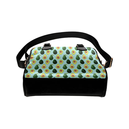 Avocado Pattern Print Design 04 Shoulder Handbag