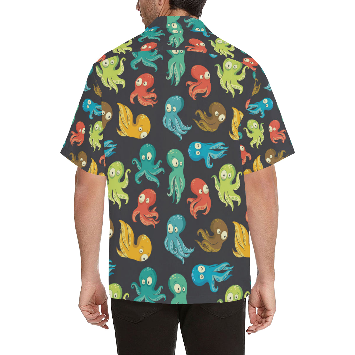 Octopus Pattern Print Design A01 Men's Hawaiian Shirt