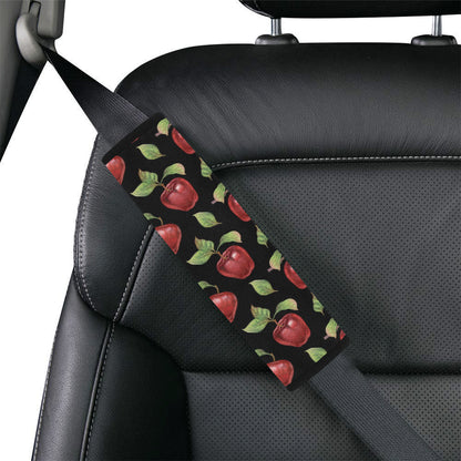 Apple Pattern Print Design AP011 Car Seat Belt Cover