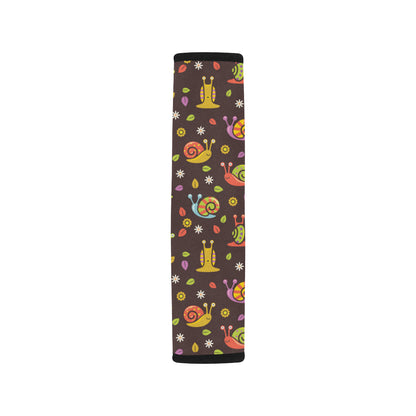 Snail Pattern Print Design 01 Car Seat Belt Cover