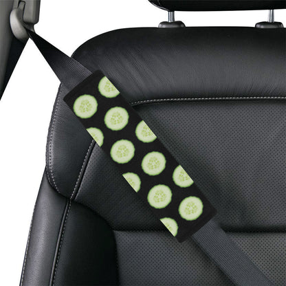 Cucumber Pattern Print Design CC02 Car Seat Belt Cover