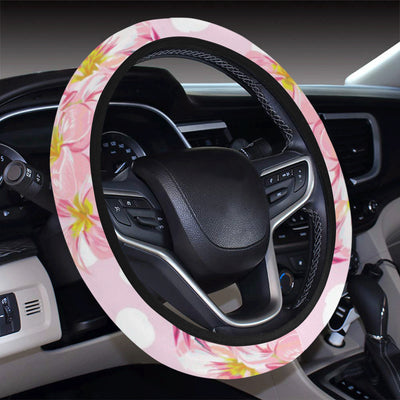 Bird Of Paradise Pattern Print Design BOP011 Steering Wheel Cover with Elastic Edge