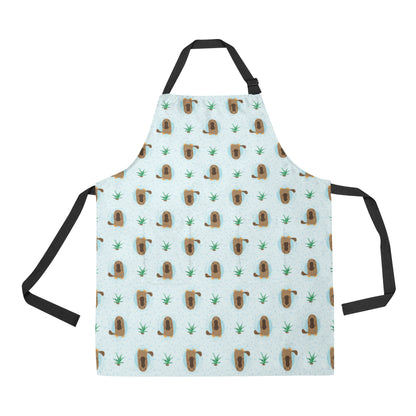 Platypus Pattern Print Design A04 Apron with Pocket