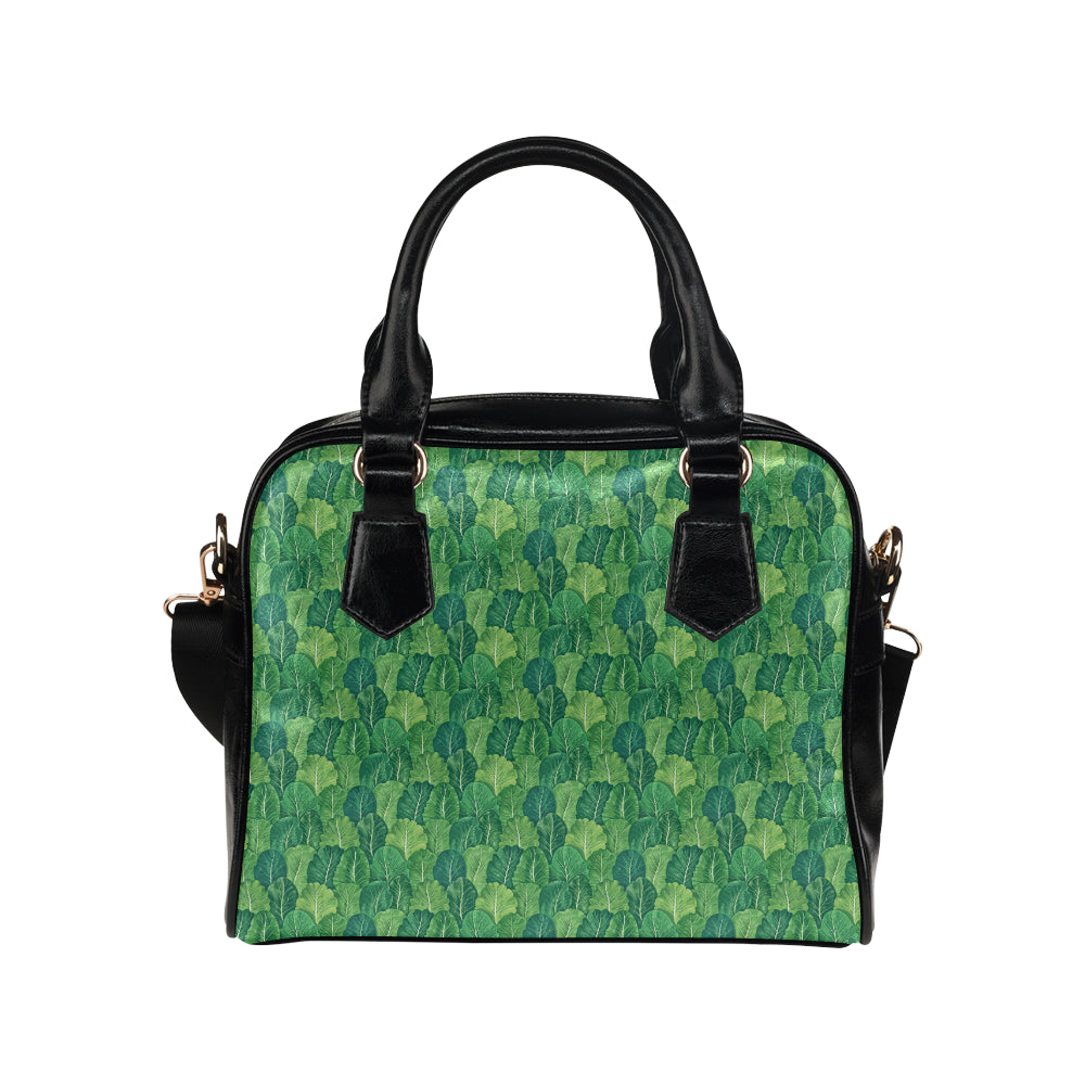 Cabbage Pattern Print Design 02 Shoulder Handbag