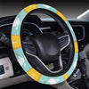 Christian Pattern Print Design 02 Steering Wheel Cover with Elastic Edge