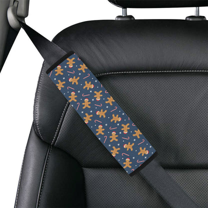Gingerbread Pattern Print Design 01 Car Seat Belt Cover