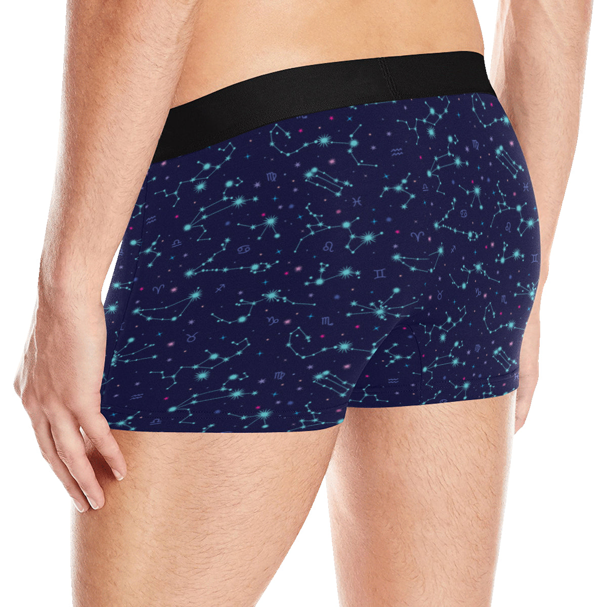 Constellation Pattern Print Design 01 Men's Boxer Briefs