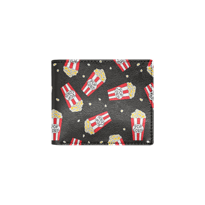 Popcorn Pattern Print Design A01 Men's ID Card Wallet