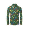 Rooster Pattern Print Design A01 Men's Long Sleeve Shirt