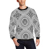 Polynesian Tribal Symbol Men Long Sleeve Sweatshirt