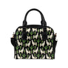 Llama Cactus Pattern Print Design 011 Shoulder Handbag