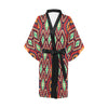 Native Pattern Print Design A07 Women's Short Kimono