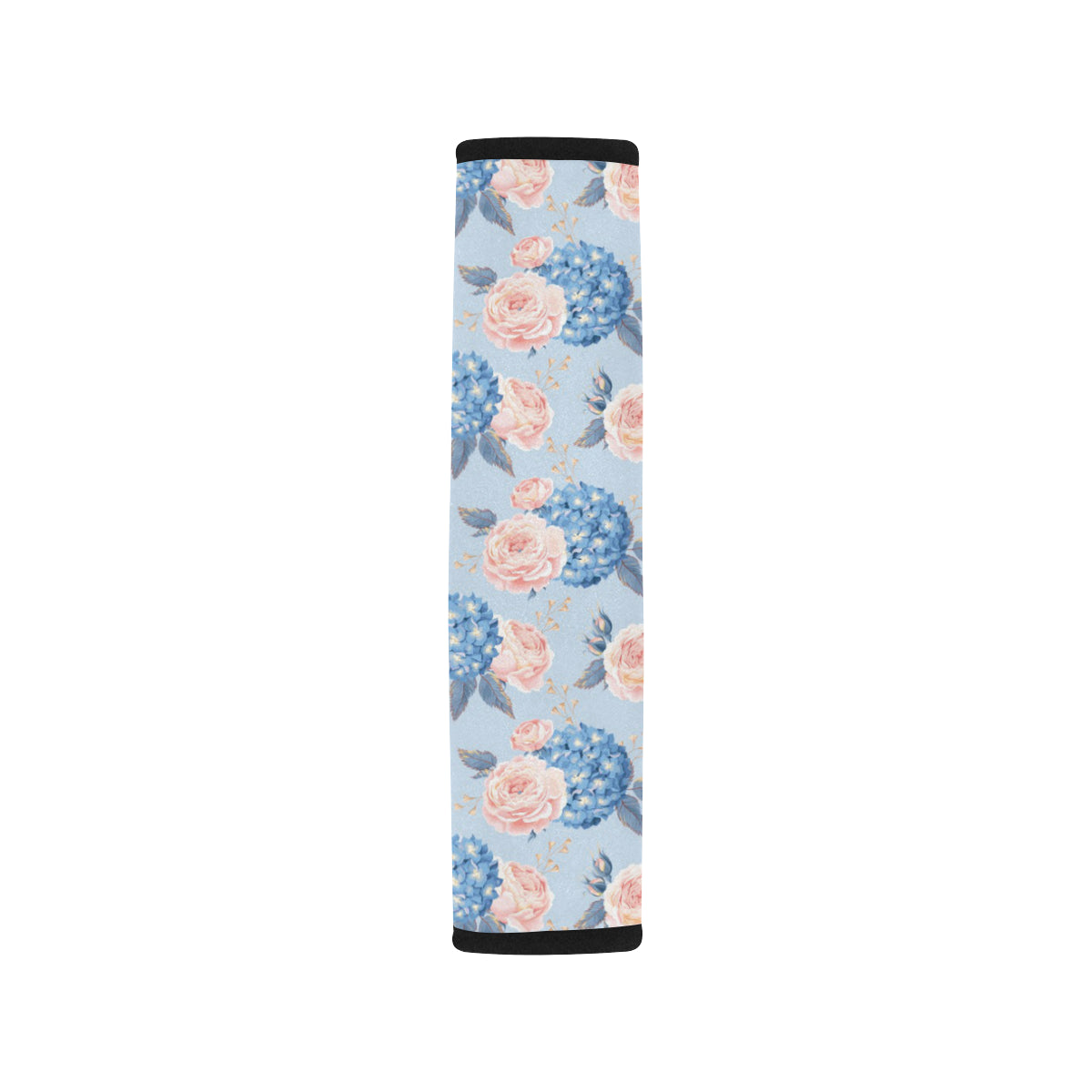 Hydrangea Pattern Print Design HD06 Car Seat Belt Cover