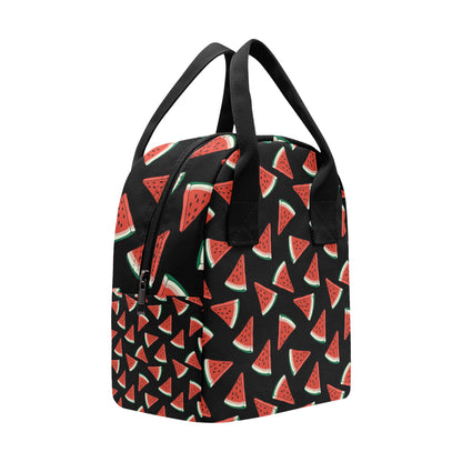 Watermelon Pattern Print Design WM01 Insulated Lunch Bag