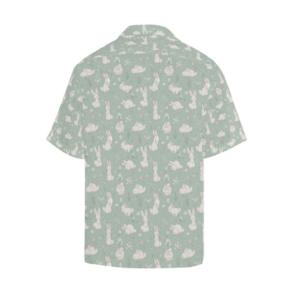 Bunny Pattern Print Design 03 Men's Hawaiian Shirt