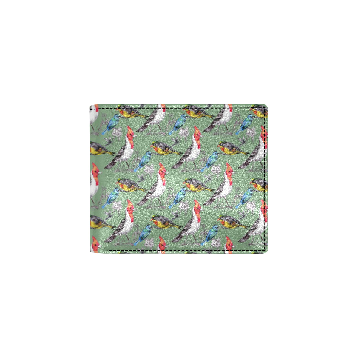 Birds Pattern Print Design 07 Men's ID Card Wallet