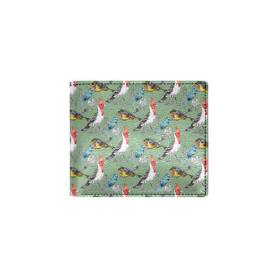 Birds Pattern Print Design 07 Men's ID Card Wallet