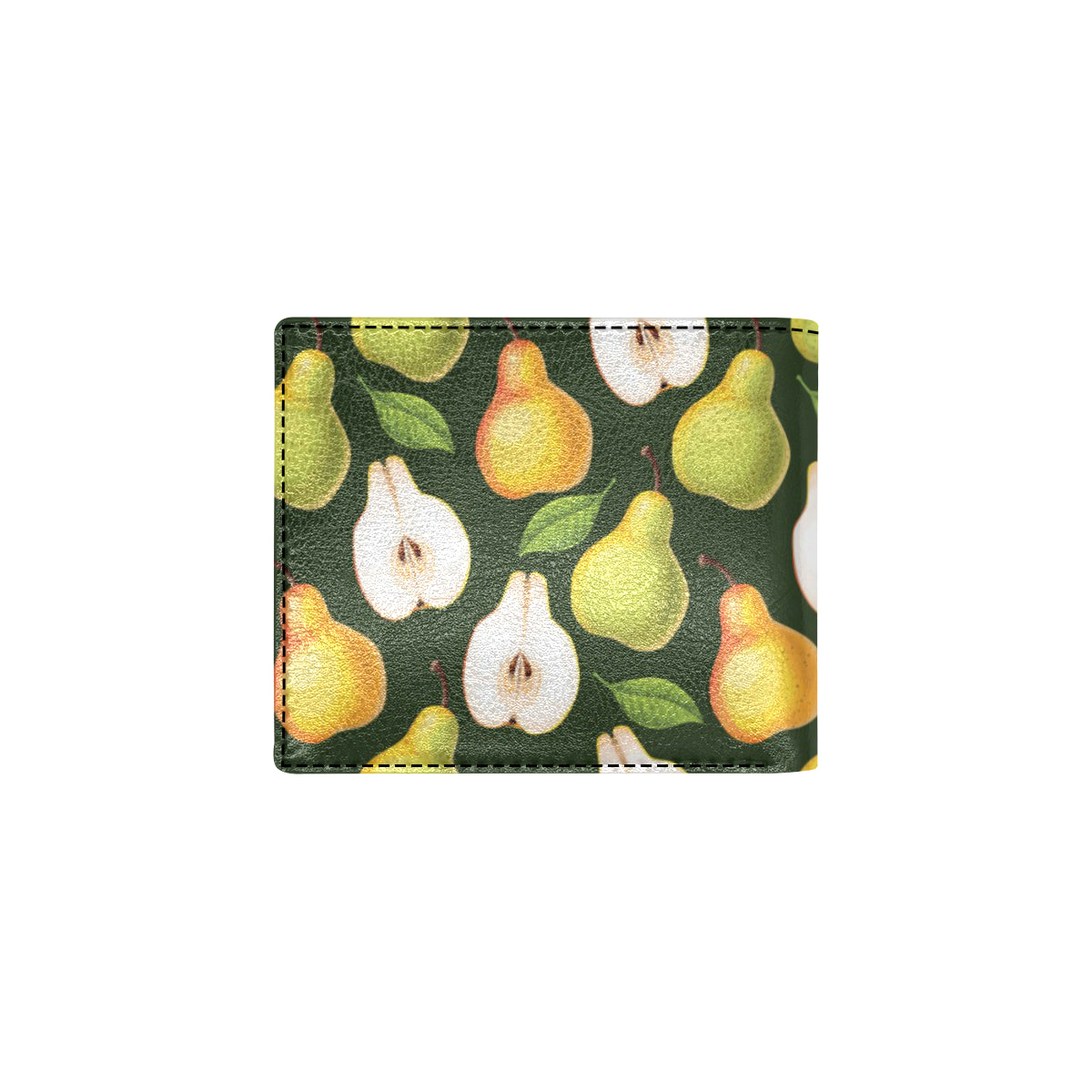 Pear Pattern Print Design PE06 Men's ID Card Wallet